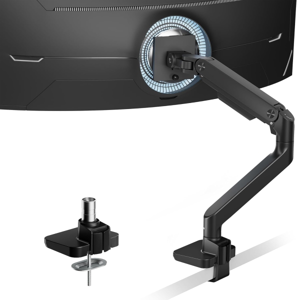 ARES WING Monitorarm Schwarz 17–49" | bis 20 kg