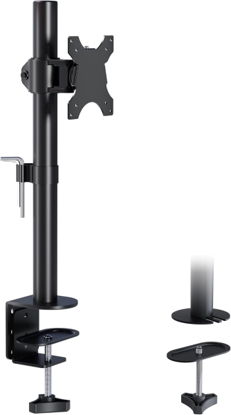 BONTEC Monitor Halterung, Tischhalterung Für 13-34 Zoll Bildschirme, Voll Beweglicher, Ergonomisches Design, Höhenverstellung, Für Gaming & Bürogebrauch, Unterstützt bis zu 10kg,VESA 75/100 Kompatibel