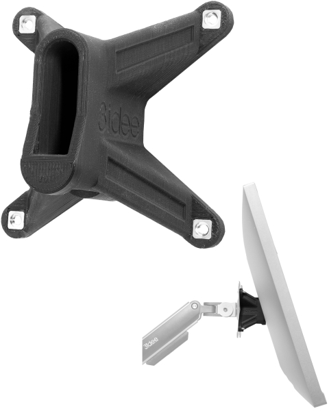 VESA Adapter für HP OMEN 27 (2023) Monitor - 75x75mm