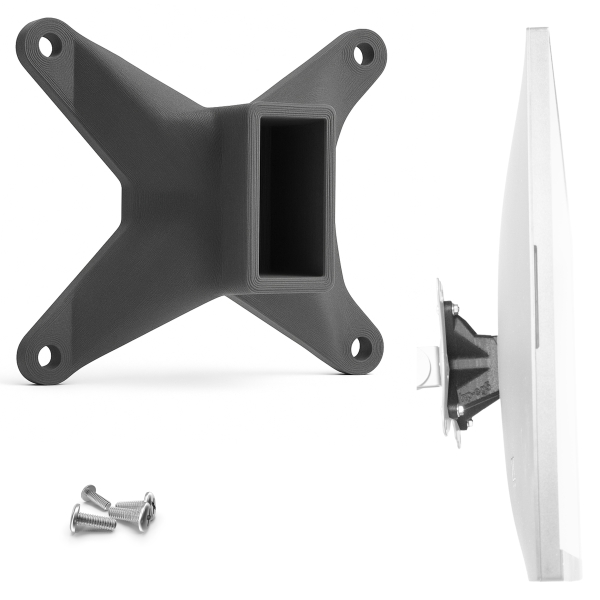 VESA Adapter für HP Serie 5 PRO (524pf, 527pf, 527pq, 524pu, 527pu etc.) und E-Serie G5 (E24q, E27q, E32k etc.) - 75x75mm