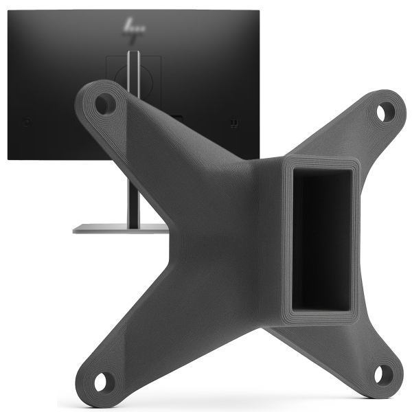 VESA Adapter für HP Serie 5 PRO und E-Serie G5 (524pf, 527pf, 527pq, 524pu, 527pu, E24q, E27q, E32k etc.)