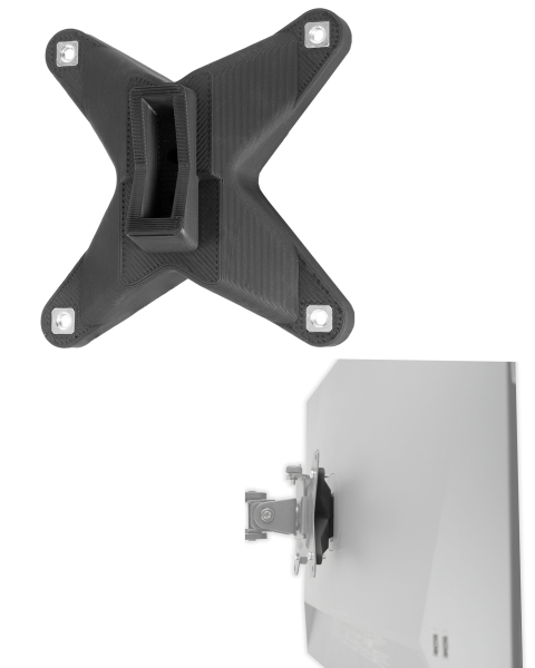 VESA Adapter für HP Z G3 Monitor (Z24f, Z24m, Z24n, Z24q, Z24u, Z25xs, Z27k, Z27q, Z27xs) - 75x75mm