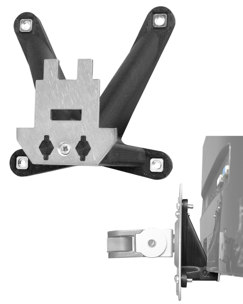 VESA Adapter kompatibel mit Acer Monitor (G247HYL, G247HYL Cbidx) - 75x75mm