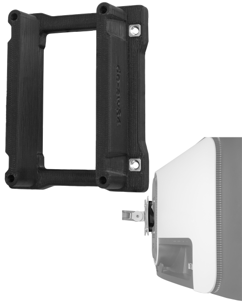 VESA Adapter kompatibel mit DELL Alienware Gaming Monitor (AW3423DW) - 75x75mm