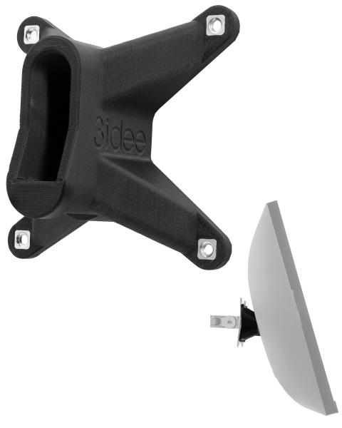 VESA Adapter kompatibel mit HP Omen 34c Monitor - 75x75mm
