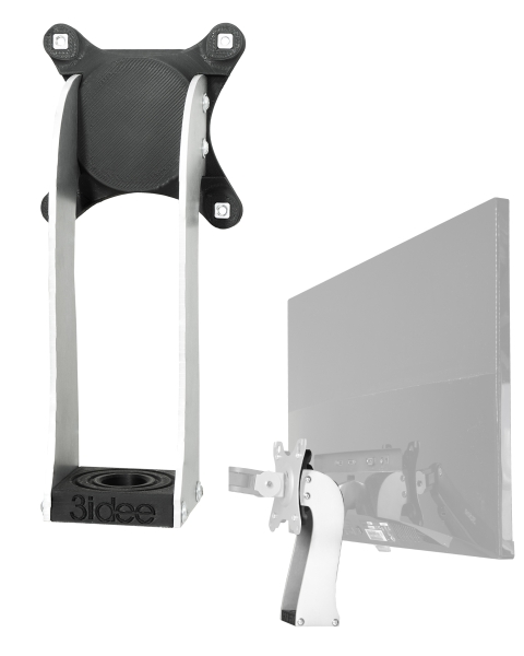 VESA Adapter kompatibel mit Philips Monitor (276E8VJSB/00, 328E8QJAB5/89) - 75x75mm