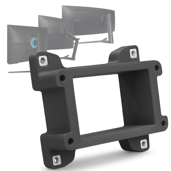 VESA Adapter kompatibel mit Samsung Monitor (Odyssey G7, G6, CRG9, CHG9, CHG90 & mehr) - 75x75mm