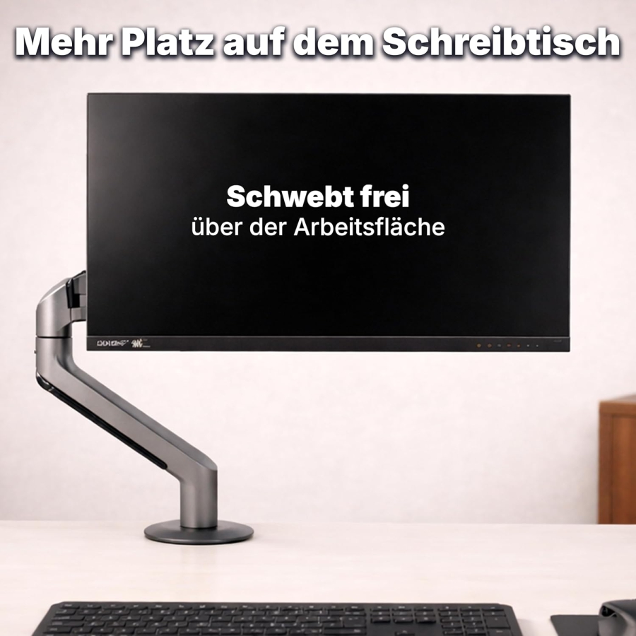 3IDEE Flexi-Lite Single Monitorarm für 13-32 Zoll Bildschirme (Max. 9 kg)