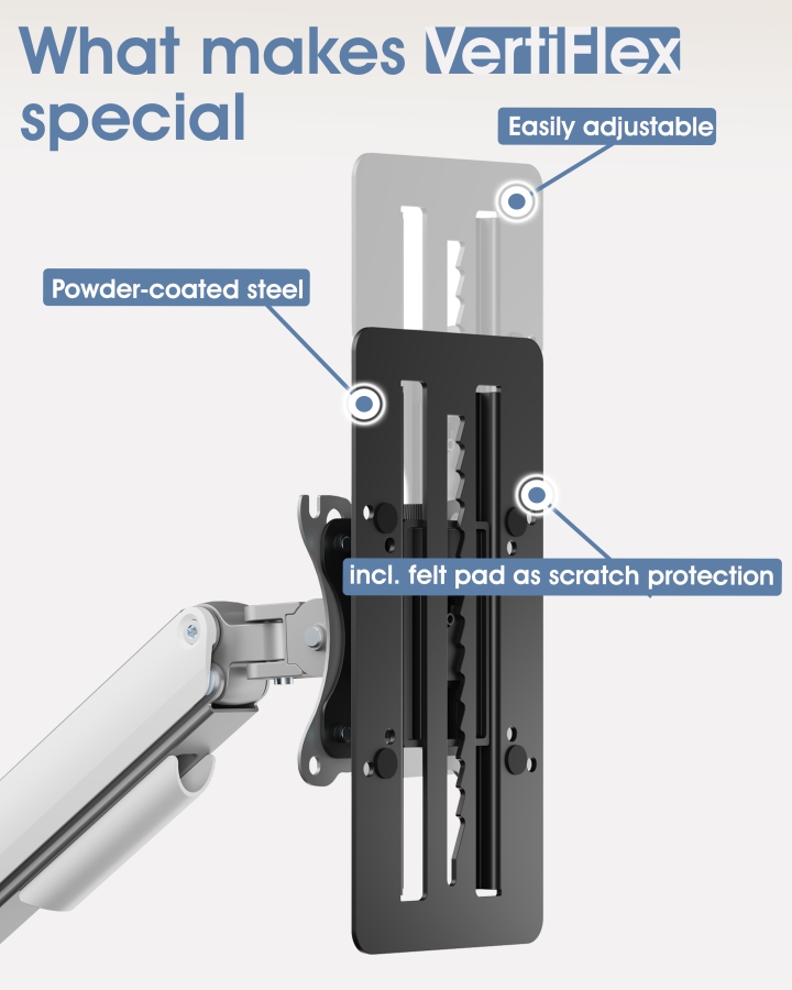 3IDEE VertiFlex VESA Höhenadapter