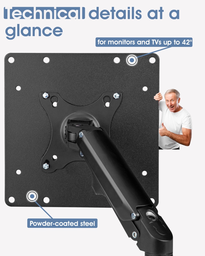 3IDEE VESA Adapter 200x200 (100x100 auf 200x200)
