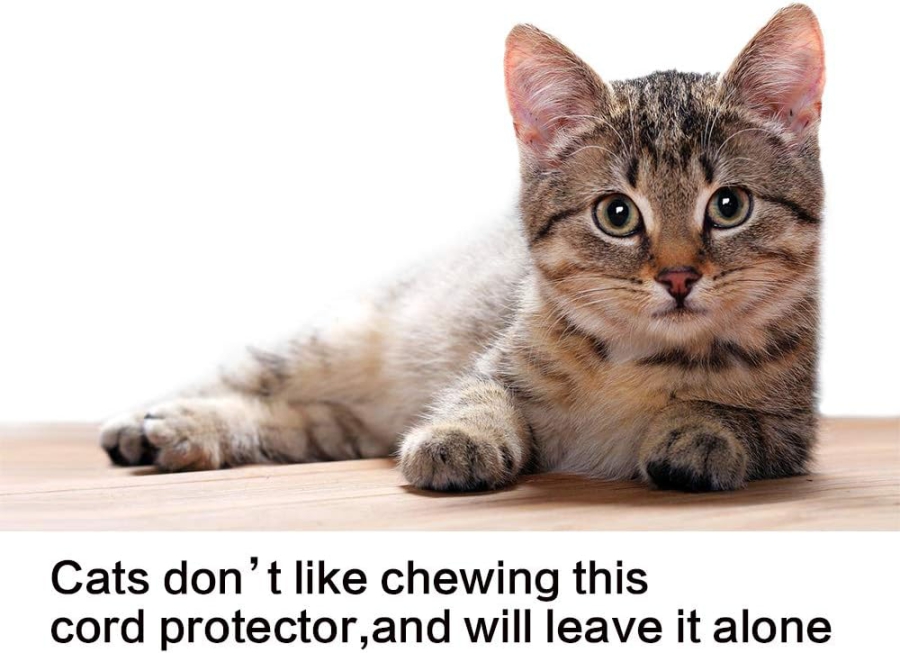 Alex Tech Selbstschließender Kabelschlauch 13mm x 3,1m (Gewebter Kabelmantel) (Zuschneidbarer Kabelschutz für TV, PC & KFZ – Hitzebeständig & Bissfest gegen Katzen.)