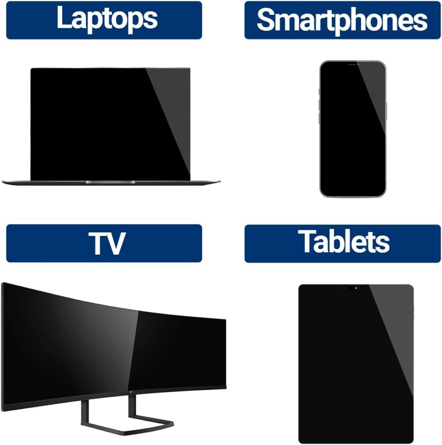 BMUT Premium Bildschirmreiniger Set (250ml) inkl. XXL Mikrofasertuch & Pinsel (Made in Germany: Streifenfreie Reinigung für LCD, OLED, TV & Handys – Alkoholfrei gegen Fingerabdrücke.)