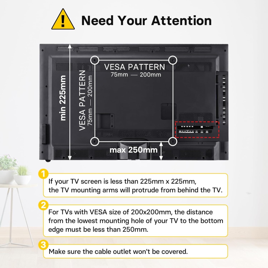 BONTEC TV & Monitor Standfuß für 17–43 Zoll (Schwenkbar & Höhenverstellbar) (Robuster Tischständer mit Glasfuß für Geräte bis 45 kg – VESA max. 200x200 mm)