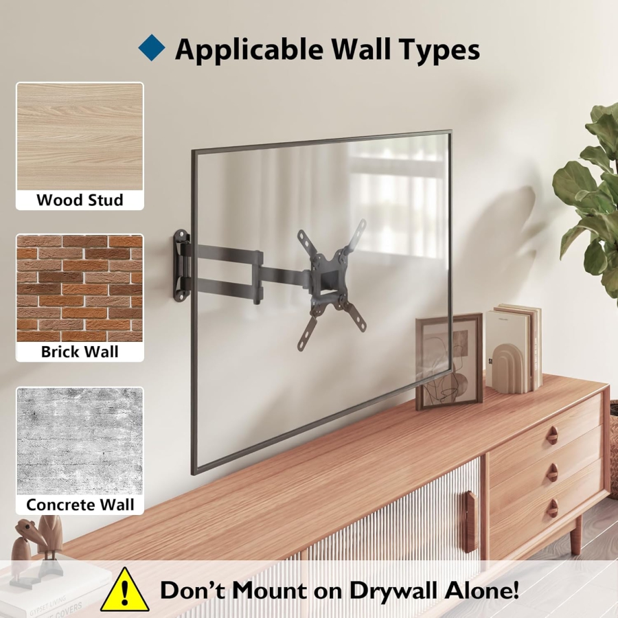 BONTEC Wandhalterung für 13-42" Bildschirme, bis 20kg