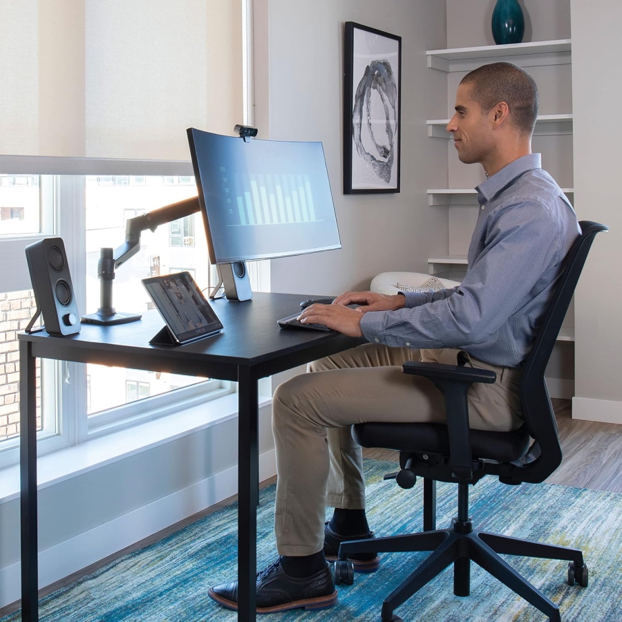 Ergotron LX Monitorarm Schwarz 34" | bis 11,3 kg