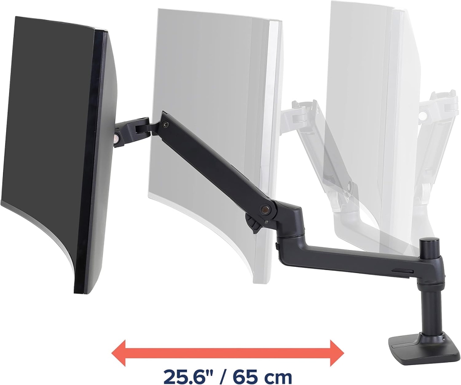 Ergotron LX Monitorarm Schwarz 34" | bis 11,3 kg