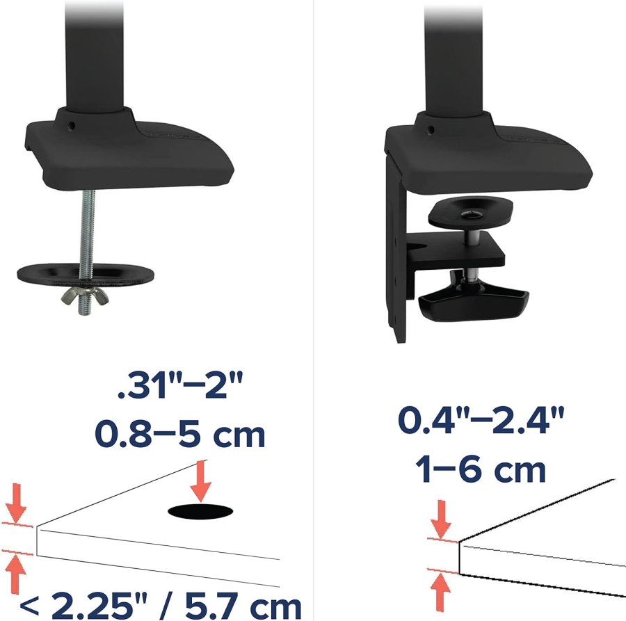 Ergotron LX Monitorarm Schwarz 34" | bis 11,3 kg