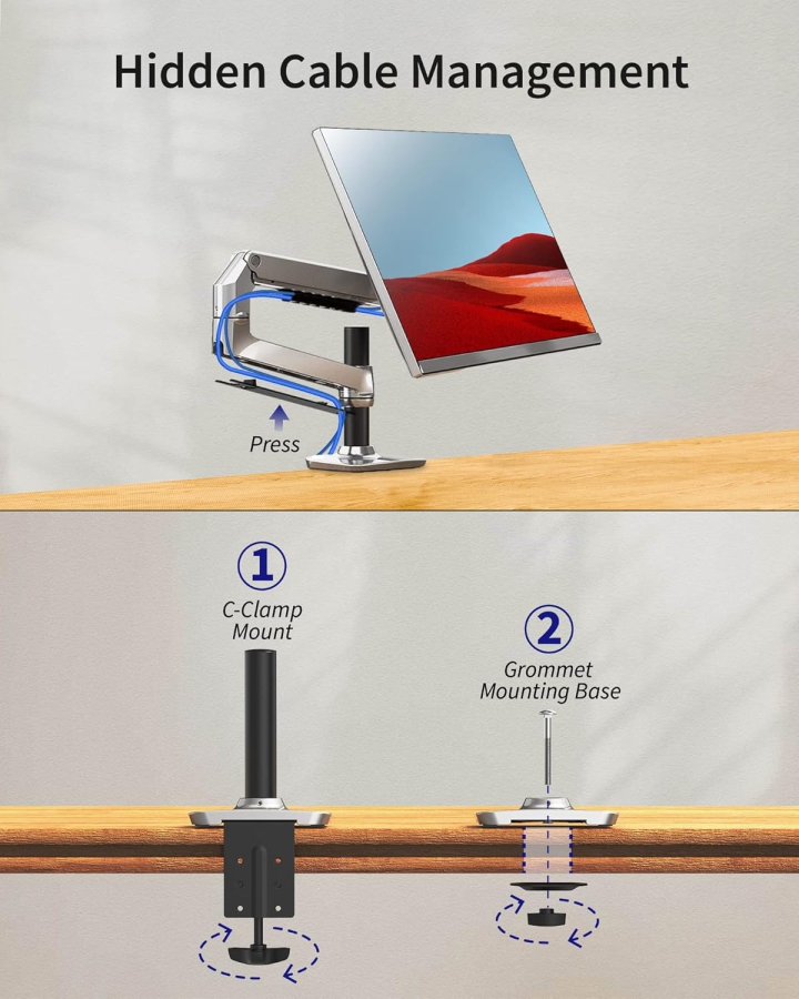 Ergounion RLAX E6 Monitorarm 13–40" | 3–11 kg