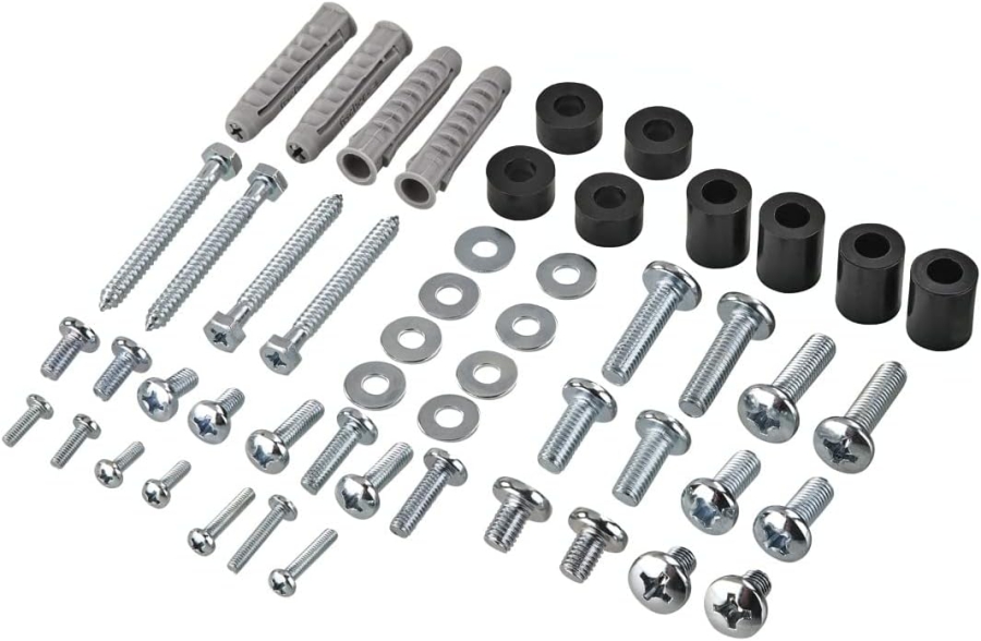 Hama TV Wandhalterung Neigbar für 32-75 Zoll Fernseher (VESA 400x400) (Ultraflache Fernsehhalterung (2,4 cm Wandabstand) – Stufenlos 10° neigbar, bis 35 kg Traglast.)