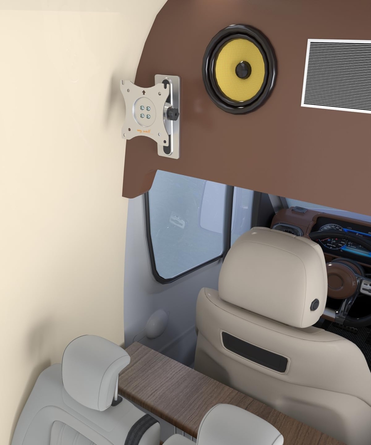 My Wall HC1-1L TV-Wandhalterung für Wohnmobile & Wohnwagen (13-32 Zoll) – Verriegelbar & Kompakt (Sicheres Reisen dank Arretierung: 1-Gelenk-Halterung, 55° Neigbar & Schwenkbar – Für 33-81 cm Bildschirme – 20 Jahre Garantie.)