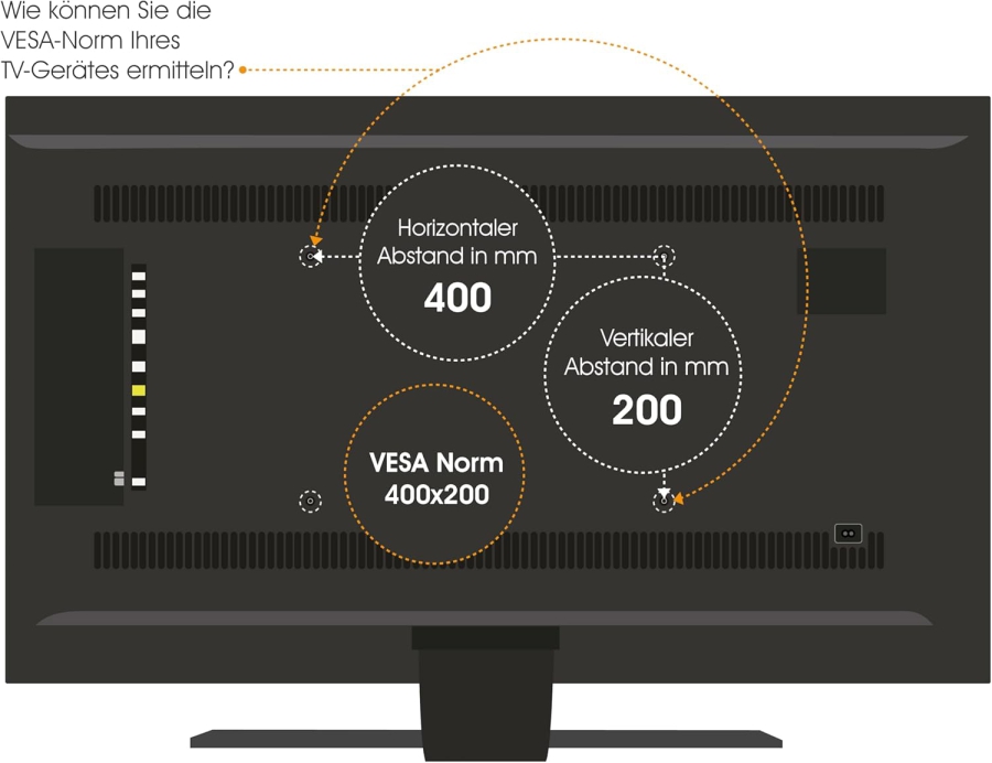 My Wall HP49L Universal TV-Standfuß für 23–75 Zoll Fernseher (Höhenverstellbare Ersatzfüße mit EVA-Schutzpolstern – Belastbar bis 40 kg & 20 Jahre Garantie.)