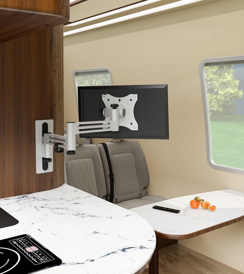 My Wall TV-Wandhalterung für Wohnmobile & Wohnwagen (HC1-3L) – Verriegelbar & Schwingungsgedämpft (Sicher Fernsehen auf Reisen: Schwenkbar, Neigbar & Arretierbar – Für Bildschirme bis 15 kg – 20 Jahre Garantie.)