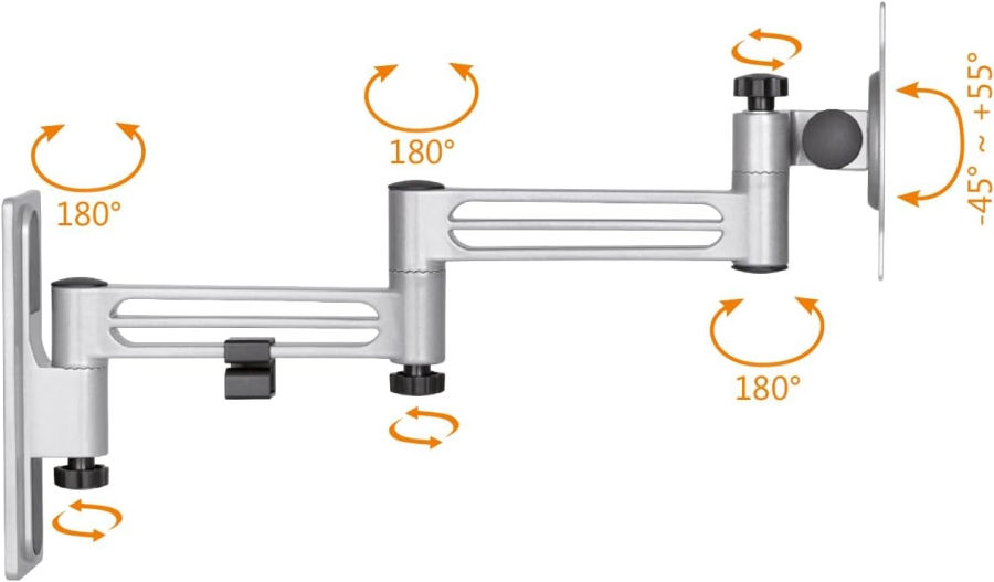 My Wall TV-Wandhalterung für Wohnmobile & Wohnwagen (HC1-3L) – Verriegelbar & Schwingungsgedämpft (Sicher Fernsehen auf Reisen: Schwenkbar, Neigbar & Arretierbar – Für Bildschirme bis 15 kg – 20 Jahre Garantie.)