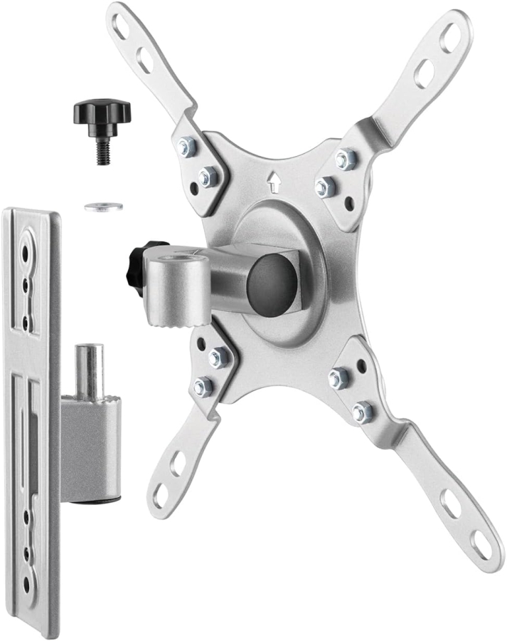 My Wall TV-Wandhalterung für Wohnmobile & Wohnwagen (HC2-1L) – Verriegelbar & Schwingungsgedämpft (Sicherer Halt während der Fahrt: Arretierbar, Schwenkbar & Neigbar – Bis 15 kg – 20 Jahre Garantie.)