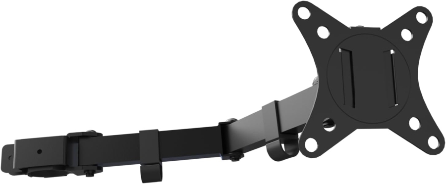 PUTORSEN Einzelner Monitorarm zur Erweiterung (für 3,5 cm Stangen) – Ohne Standfuß (Zusatz-Arm für bestehende Monitorständer – VESA 75/100, bis 9 kg Traglast & Vollbeweglich.)