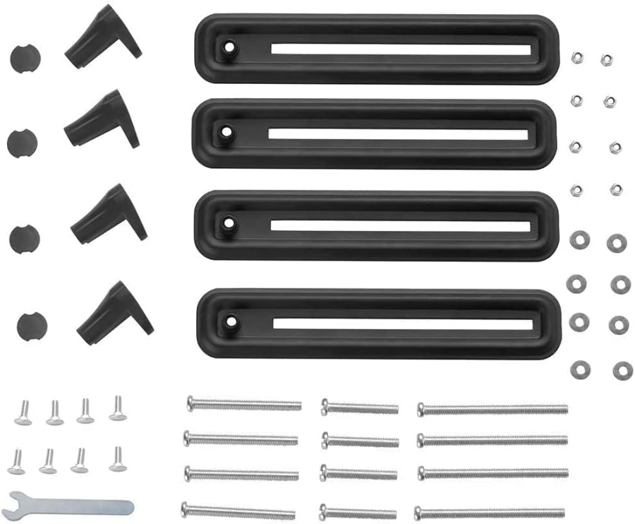 Suptek VESA Adapter für Nicht-VESA Monitore 13-27" – Stahl-Halterung (Die smarte Lösung für Monitore ohne VESA-Löcher: Sicherer Halt für jedes Setup.)