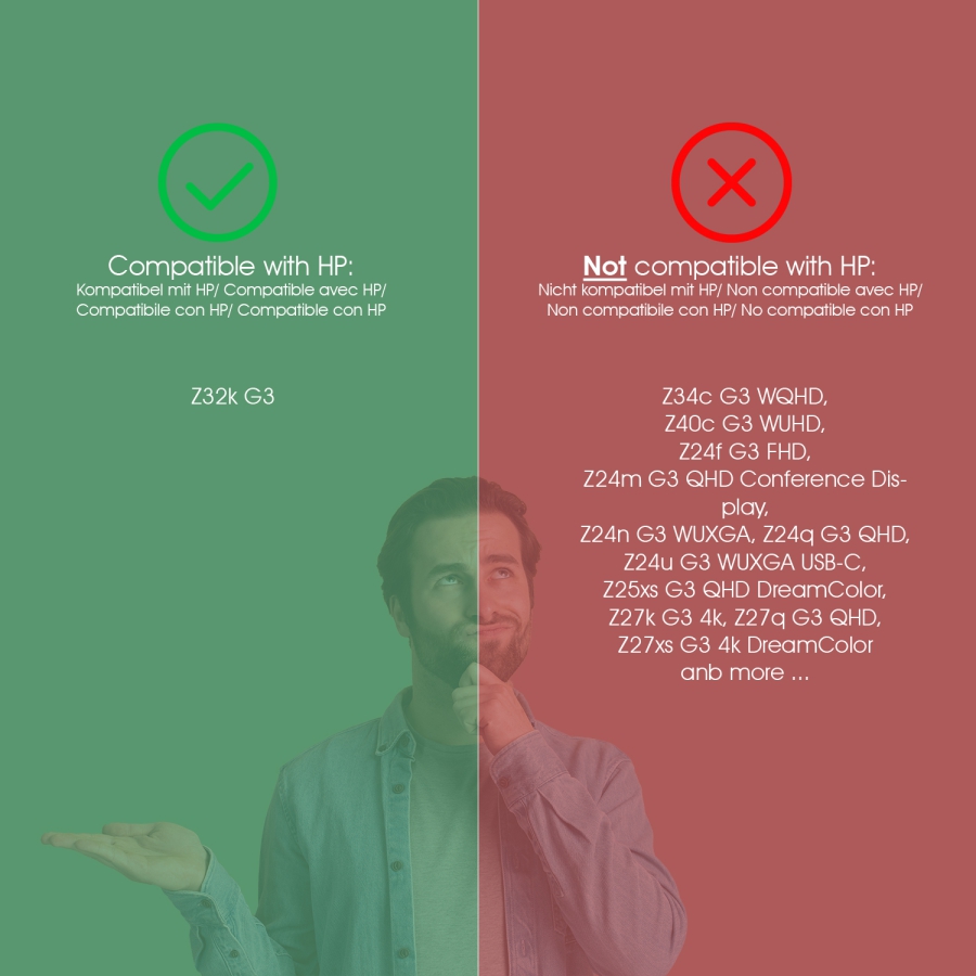 VESA Adapter für HP All-in-One-PC (Z32k G3)