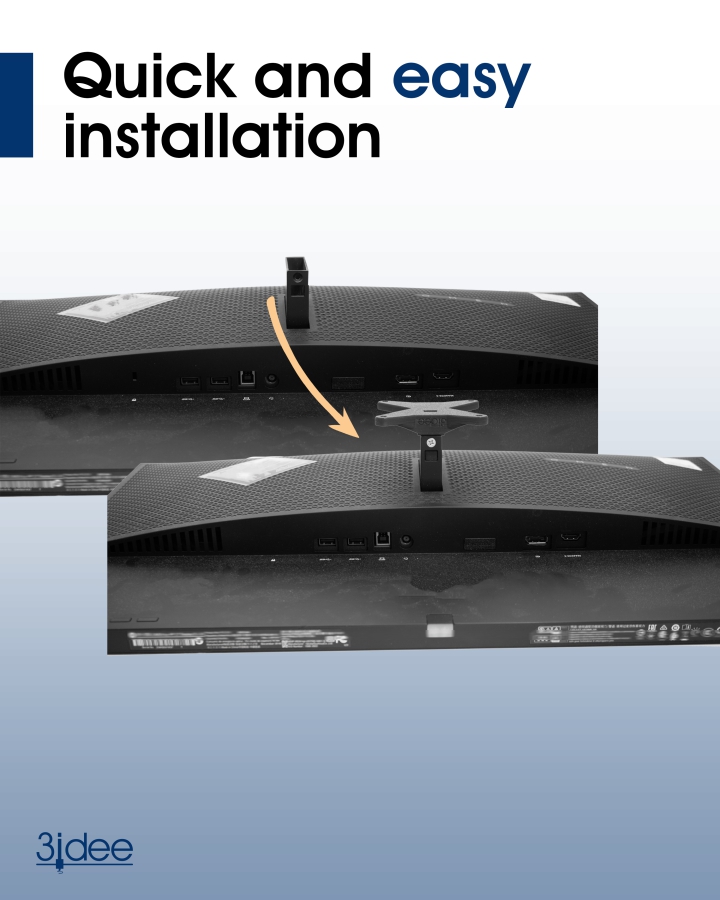 VESA Adapter für Omen by HP Gaming Monitor (27 und X27) - 75x75mm