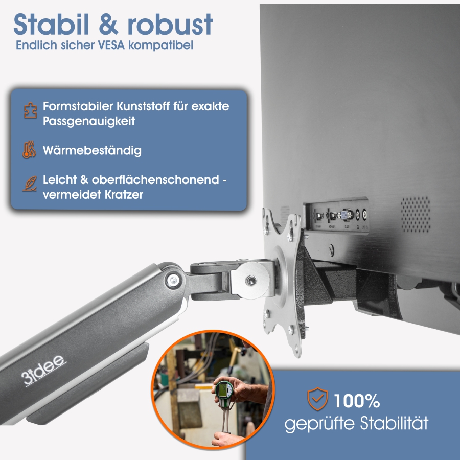 VESA Adapter kompatibel mit BenQ Monitor (EW277HDR)