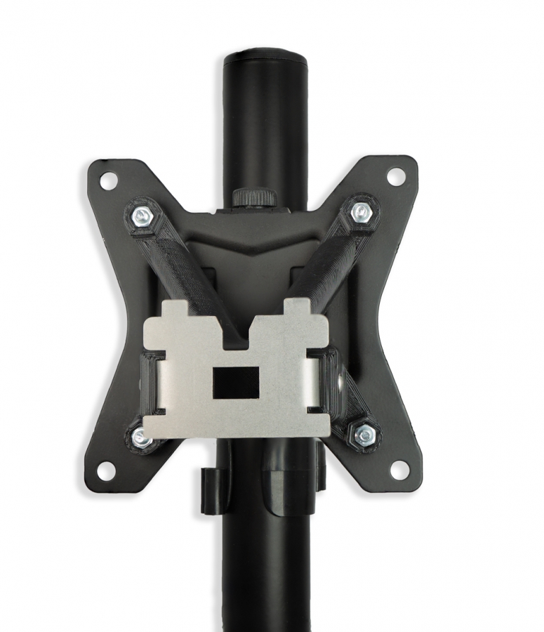 VESA Adapter kompatibel mit DELL Monitor (S2216M, S2316H, S2317HJ, SE2417HGX und weitere) - 75x75mm