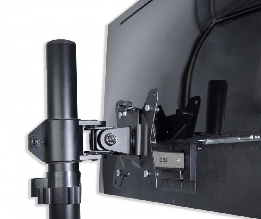 VESA Adapter kompatibel mit DELL Monitor (S2216M, S2316H, S2317HJ, SE2417HGX und weitere) - 75x75mm