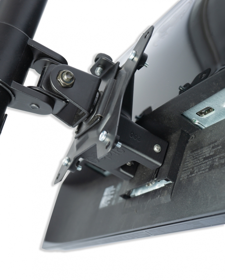 VESA Adapter kompatibel mit DELL Monitor (S2216M, S2316H, S2317HJ, SE2417HGX und weitere) - 75x75mm