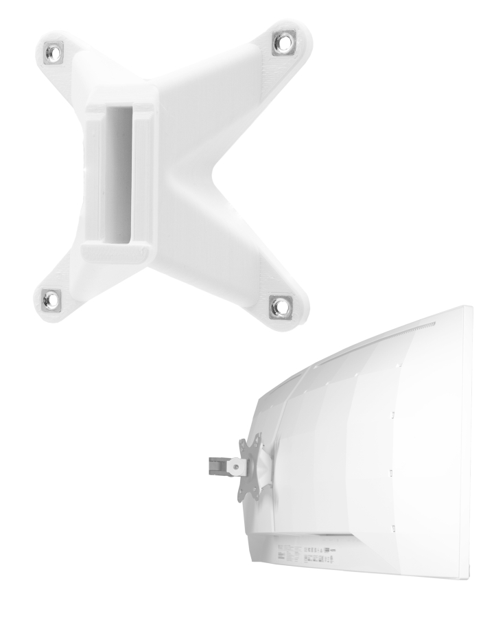VESA Adapter kompatibel mit Philips Monitor (Evnia 34M2C8600/00) - 75x75mm