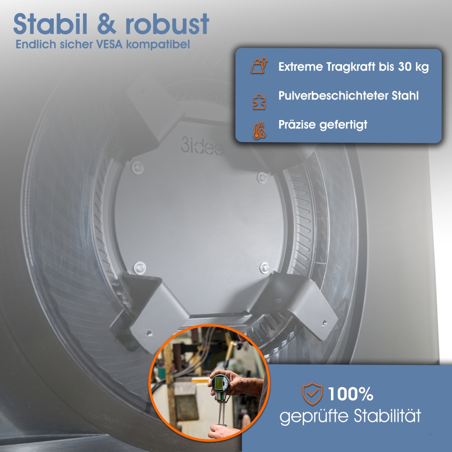 VESA Adapter kompatibel mit Samsung Odyssey Ark Gaming Monitor (Odyssey ARK 55" / ARK55" Gen2)