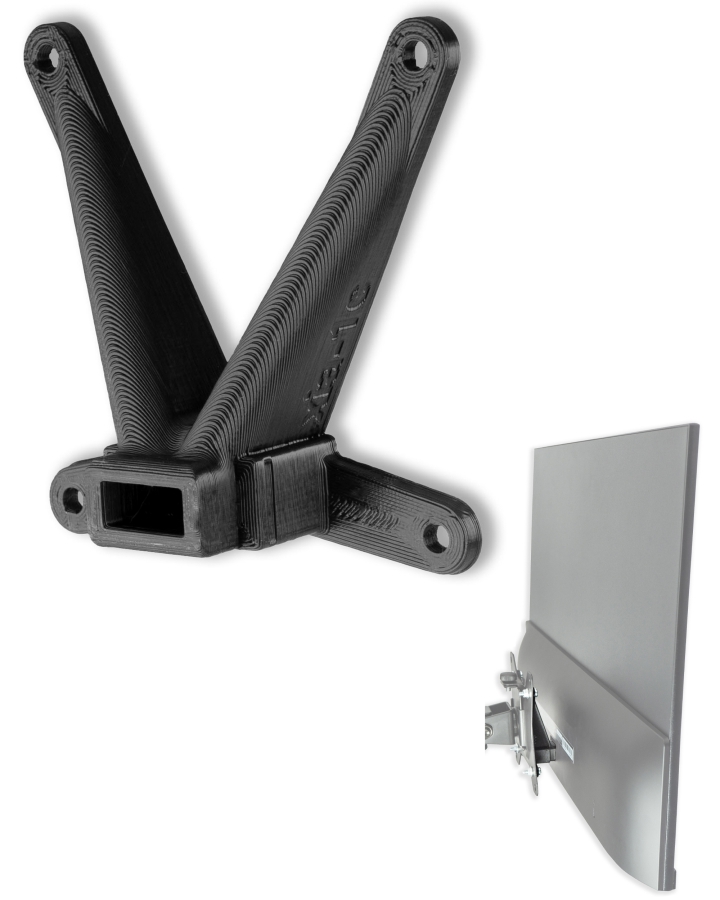 VESA Adapter kompatibel mit Xiaomi Monitor (Mi 23.8" 1C) - 75x75mm
