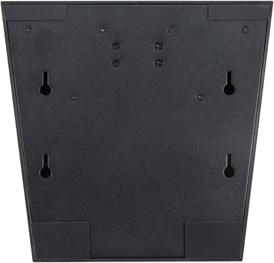 Wearson Verstellbarer LCD-Monitorständer (Schwarz) für 10–24 Zoll (Klappbarer VESA-Tischfuß für Touchscreens & Monitore bis 10 kg – 0° bis 180° neigbar)