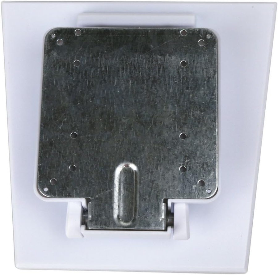 Wearson Verstellbarer LCD-Monitorständer (Weiß) für 10–24 Zoll (Klappbarer VESA-Tischfuß aus Metall – Ideal für Touchscreens & Monitore bis 10 kg)