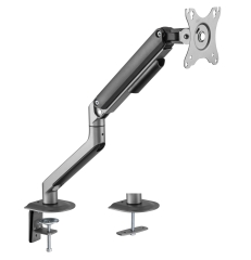 3IDEE Einzel-Monitorarm | Für 1 Monitor 17"-32" Bildschirme | Höhenverstellbar - bis 9kg