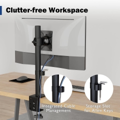BONTEC Monitor Halterung, Tischhalterung Für 13-34 Zoll Bildschirme, Voll Beweglicher, Ergonomisches Design, Höhenverstellung, Für Gaming & Bürogebrauch, Unterstützt bis zu 10kg,VESA 75/100 Kompatibel