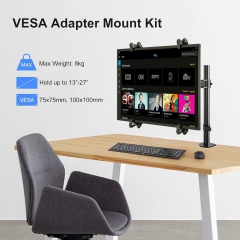 Suptek NICHT-VESA Adapter des Monitorarm Halterungs Kits für 13 - 27 Zoll Bildschirme, passend für 75×75mm 100×100mm WK002
