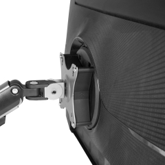 VESA Abstandshalter 100x100mm - 30mm Distanz - inkl. Schrauben - kompatibel mit vielen Monitoren (Samsung, HP, MSI, Dell)