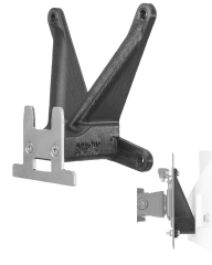 VESA Adapter kompatibel mit Acer Monitor (HA240Y, R240HY & mehr) - 75x75mm
