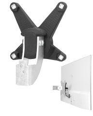 VESA Adapter kompatibel mit CSL All-in-One PC (F24B-GLS, F24W-GLS) - 75x75mm