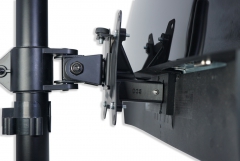 VESA Adapter kompatibel mit DELL Monitor (S2216M, S2316H, S2317HJ, SE2417HGX und weitere) - 75x75mm