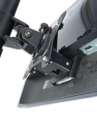 VESA Adapter kompatibel mit DELL Monitor (S2216M, S2316H, S2317HJ, SE2417HGX und weitere) - 75x75mm