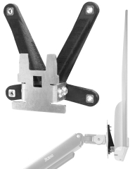 VESA Adapter kompatibel mit HP Monitor (22m, 24m, 27m) - 75x75mm